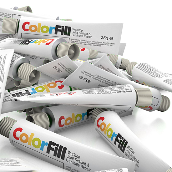 ColorFill reparationskit med 4 farver